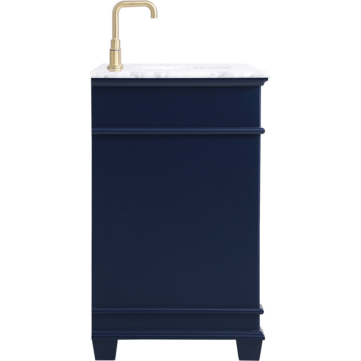 Wesley 42 X 21.5 X 35 inch Blue Vanity Sink Set