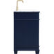 Wesley 42 X 22 X 35 inch Blue Vanity Sink Set