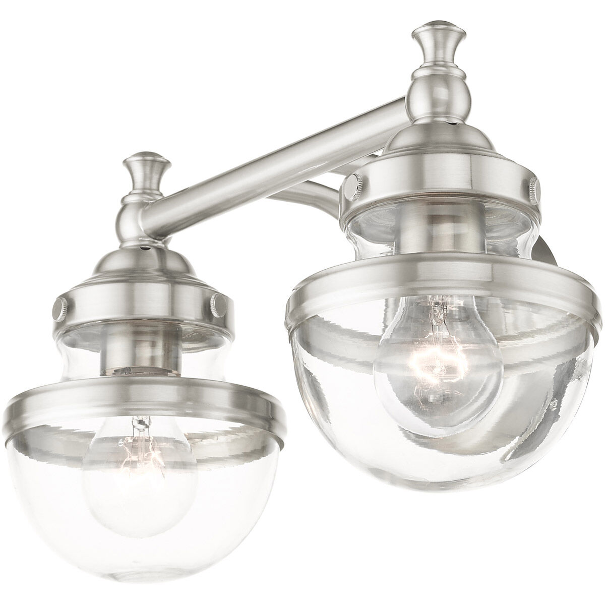 Oldwick 2 Light 15 inch Brushed Nickel Vanity Sconce Wall Light