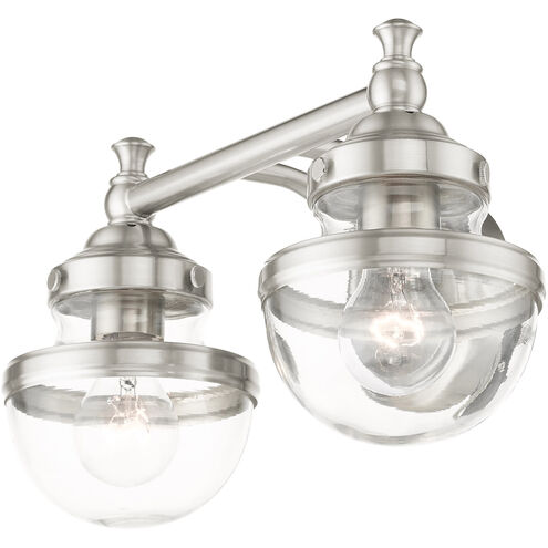 Oldwick 2 Light 15 inch Brushed Nickel Vanity Sconce Wall Light