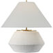 Thomas O'Brien Aten 23.25 inch 15 watt Plaster White Table Lamp Portable Light