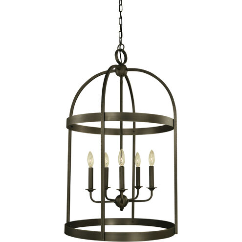 Heidelberg 5 Light 20 inch Iron Foyer Chandelier Ceiling Light