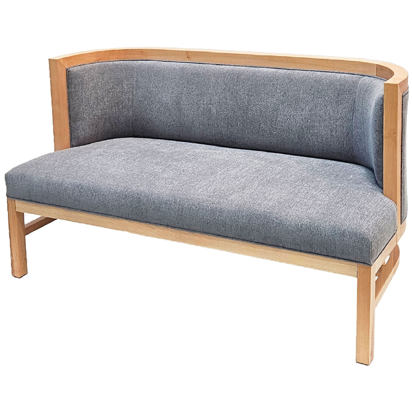 Anita Gray and Brown Settee