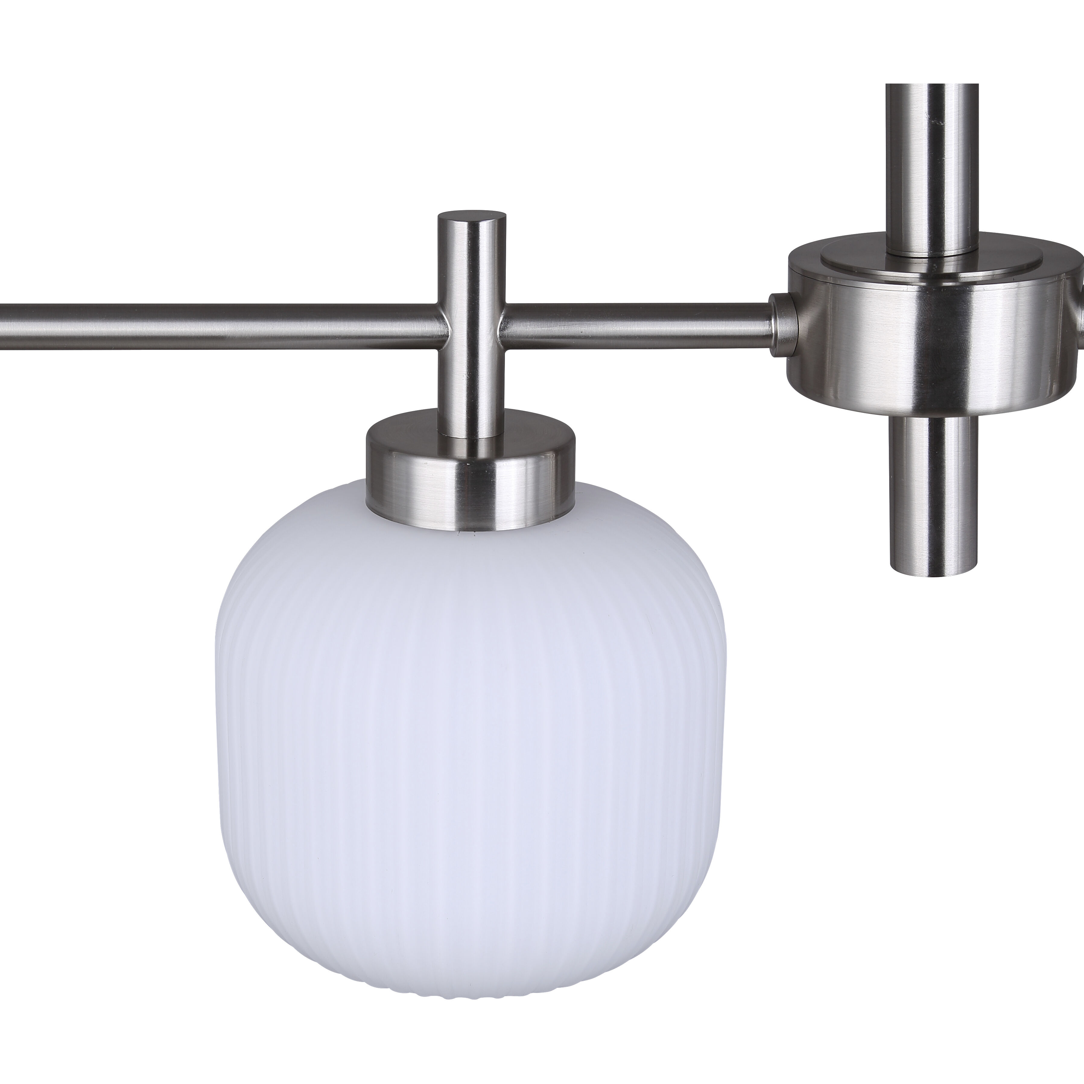 Mallory 4 Light 36.38 inch Brushed Nickel Chandelier Ceiling Light