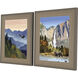 National Parks Multi and Blue and Brown and Green Framed Art