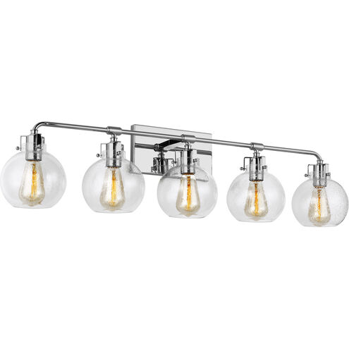 Sean Lavin Clara 5 Light 40 inch Chrome Vanity Light Wall Light