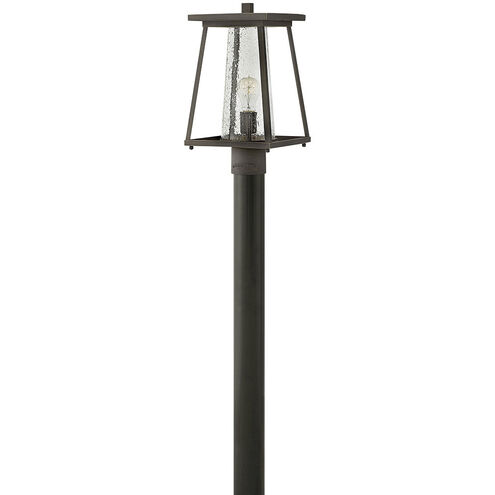 Burke LED 16 inch Oil Rubbed Bronze Outdoor Post Mount Lantern