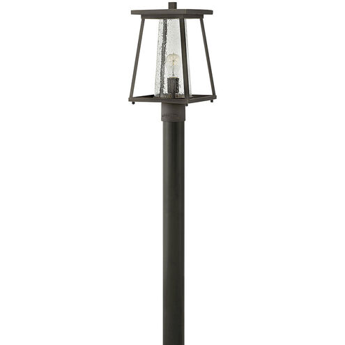 Burke 1 Light 16 inch Oil Rubbed Bronze Outdoor Post Mount Lantern