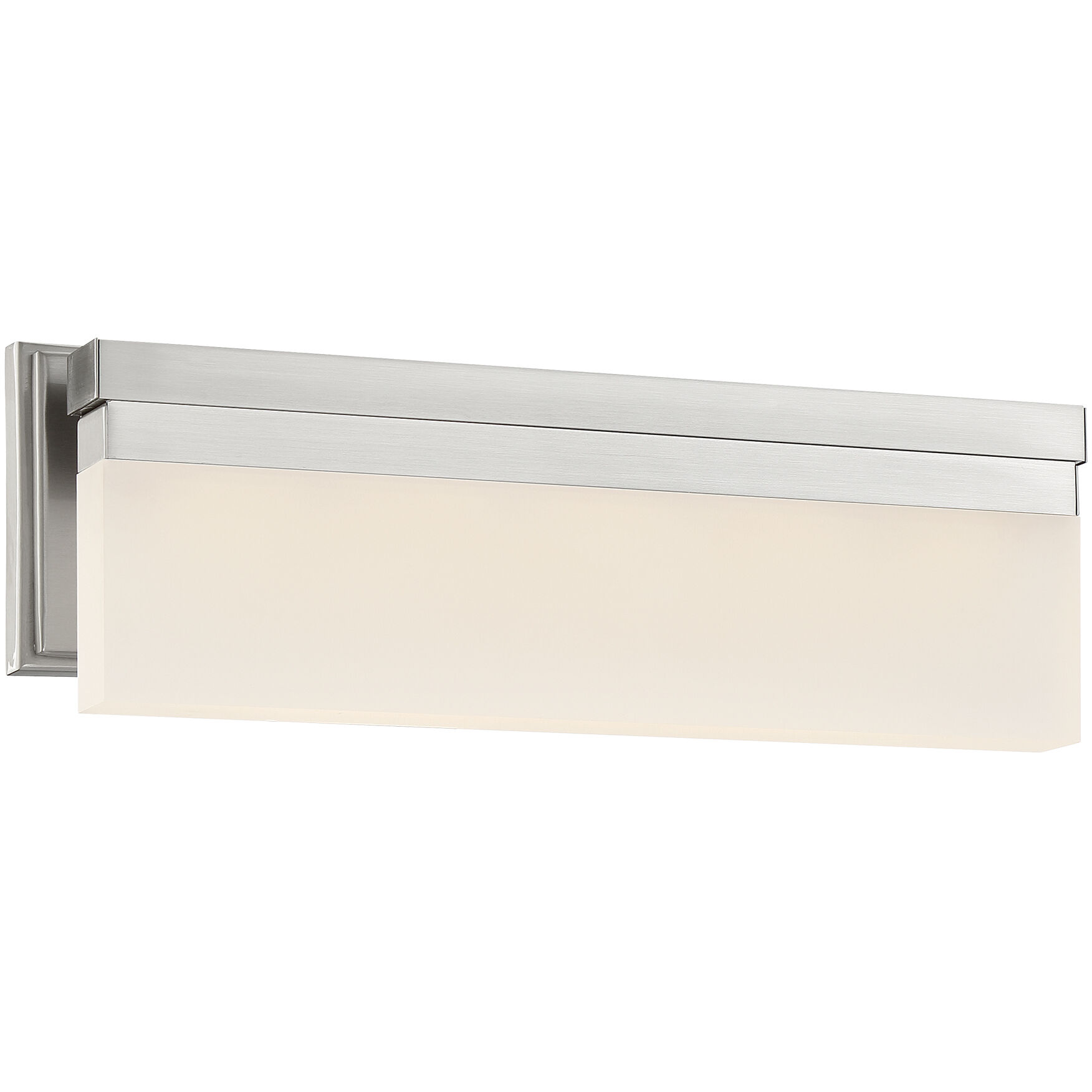 Skinny LED 17 inch Brushed Nickel Wall Sconce Wall Light, Bath
