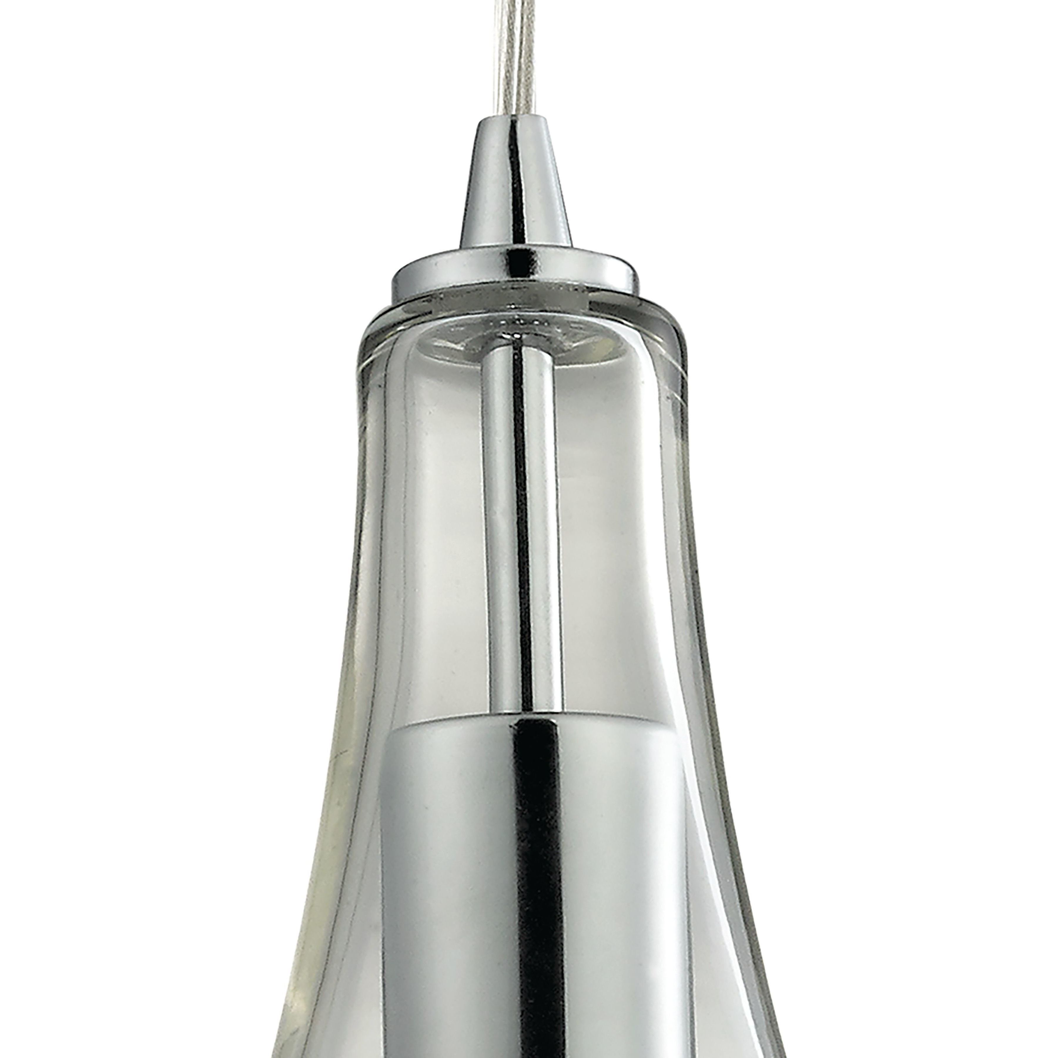 Orbital 1 Light 10 inch Polished Chrome Mini Pendant Ceiling Light