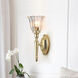 Dryden LED 5.5 inch Polished Brass Bath Light Wall Light