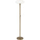 Rico Espinet Ovo 66 inch 150.00 watt Aged Brass Torchiere Portable Light