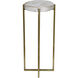 Soho 26.5 X 11 inch Antique Brass Side Table