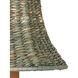 Bell Teal 5.5 inch Chandelier Shade, Suzanne Duin Collection