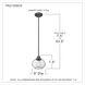 Trilogy 1 Light 8 inch Old Bronze Mini Pendant Ceiling Light