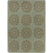 Bombay 156 X 108 inch Medium Gray, Dark Brown, Tan, Camel Rug