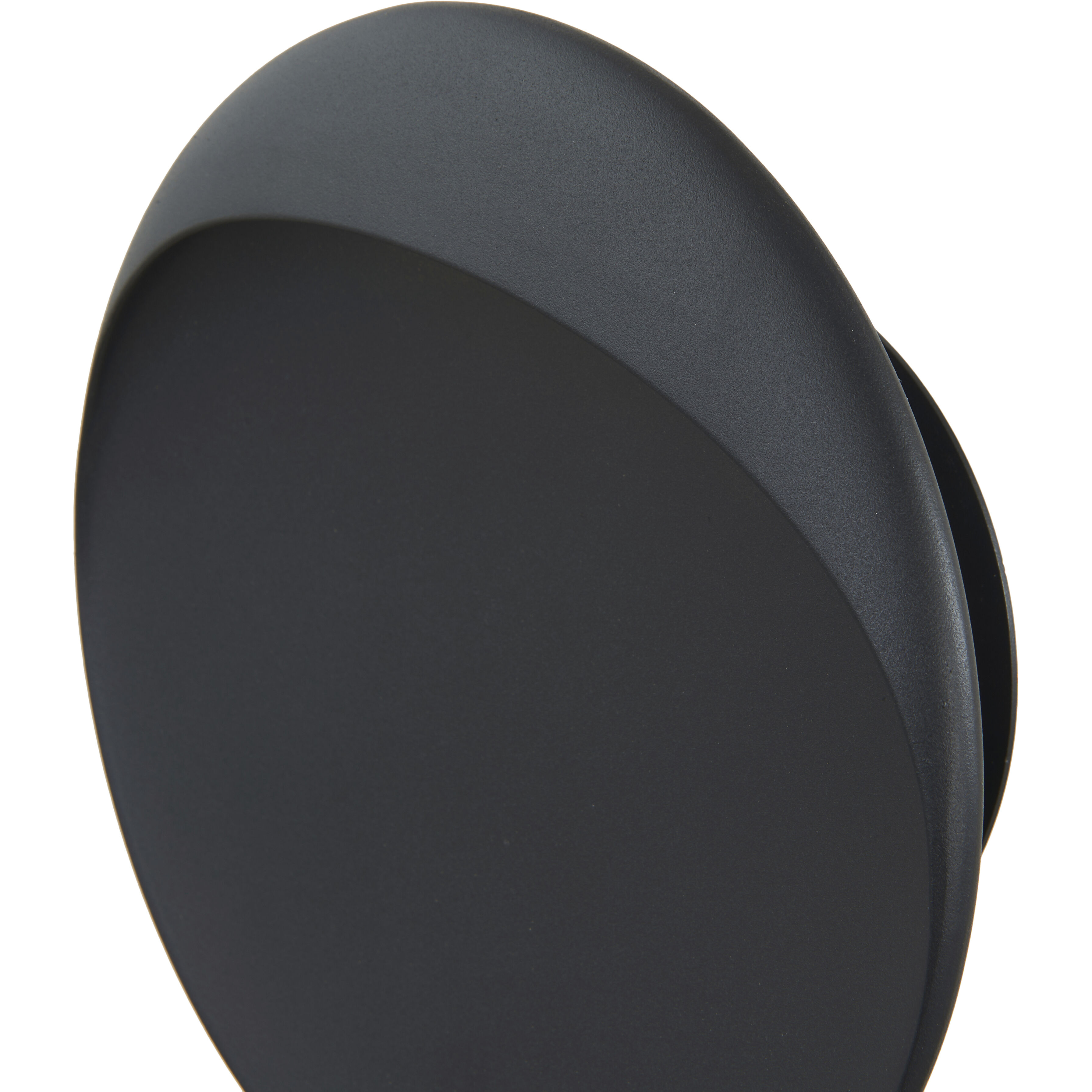 Sol LED Matte Black Outdoor Wall Light