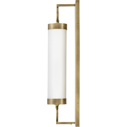 Lisa McDennon Baylor LED 24 inch Heritage Brass Bath Light Wall Light, Linear, Sconce