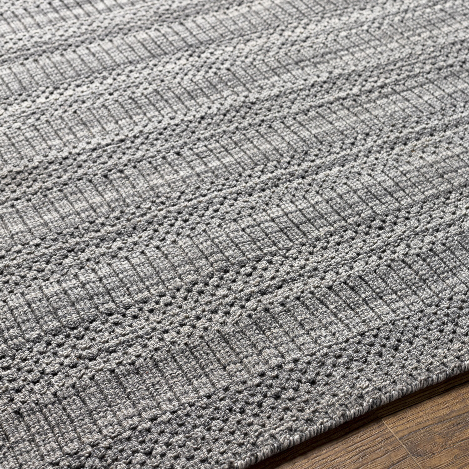 Hickory 180 X 144 inch Grey Rug, Rectangle