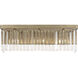Social Club 3 Light 21.5 inch Havana Gold Bath Vanity Light Wall Light