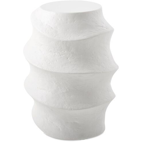 Winded 20 X 14.5 inch White Concrete Outdoor Accent Table