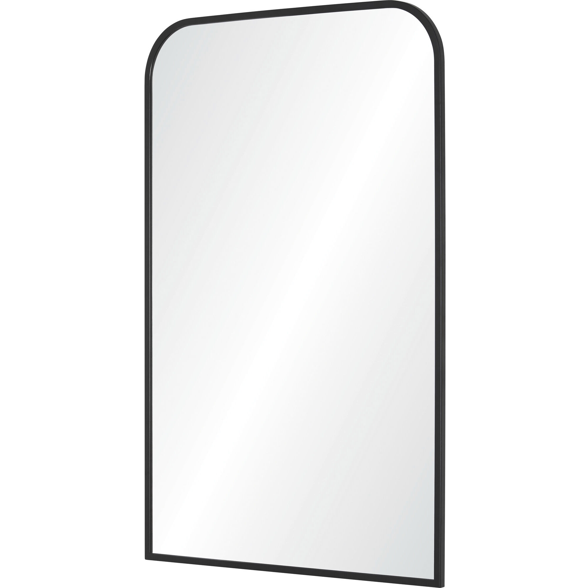 Jackline 36 X 24 inch Matte Black and Clear Mirror
