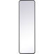Evermore 60 X 18 inch Black Mirror