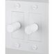 2G 100-120 White Dimmer Switch, LED