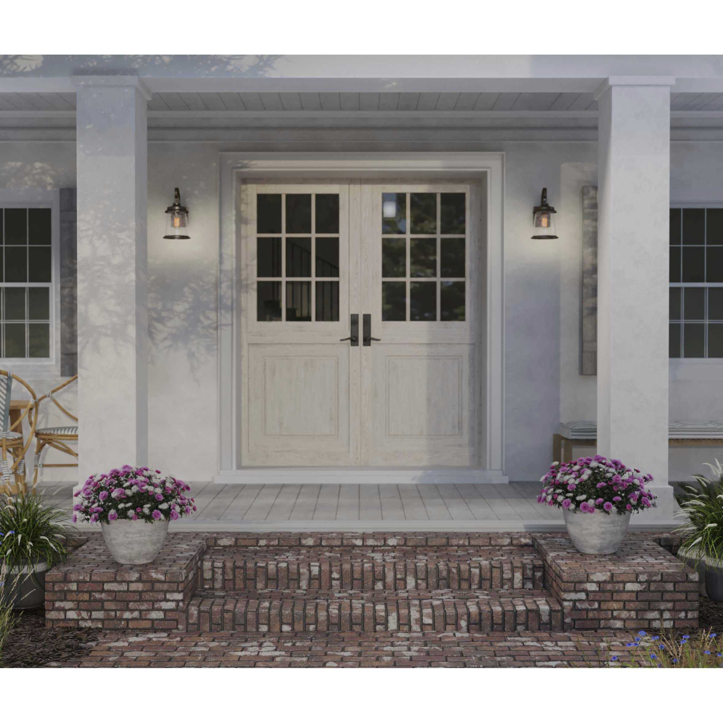 Conover 1 Light 16 inch Antique Bronze Outdoor Wall Lantern, Medium