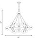 Orion 15 Light 45 inch Warm Brass Chandelier Ceiling Light