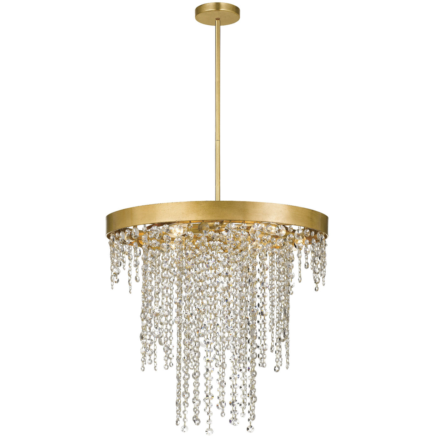 Winham 6 Light 24 inch Antique Gold Chandelier Ceiling Light