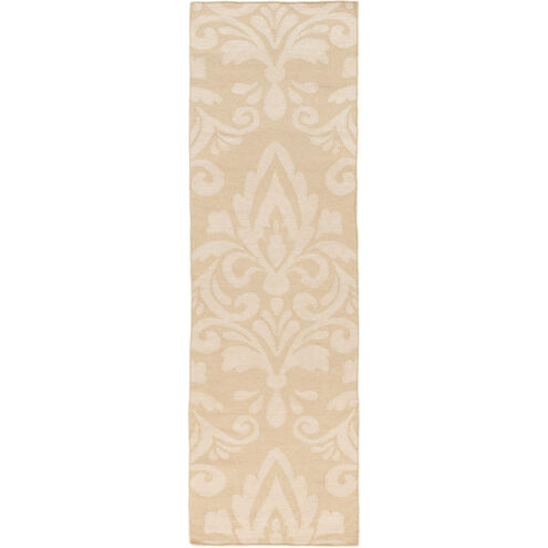 Stallman 96 X 30 inch Khaki, Cream Rug