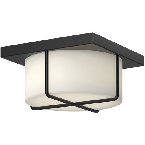 Reglao LED 10.13 inch Black Flush Mount Ceiling Light