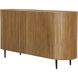 Reese Medium Oak and Dark Bronze 2 Door Cabinet