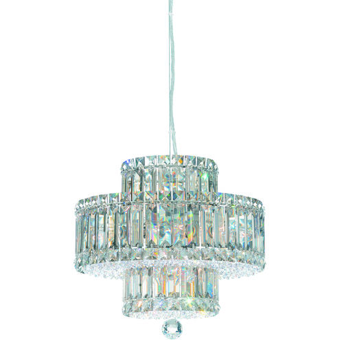 Plaza 9 Light Stainless Steel Pendant Ceiling Light in Radiance