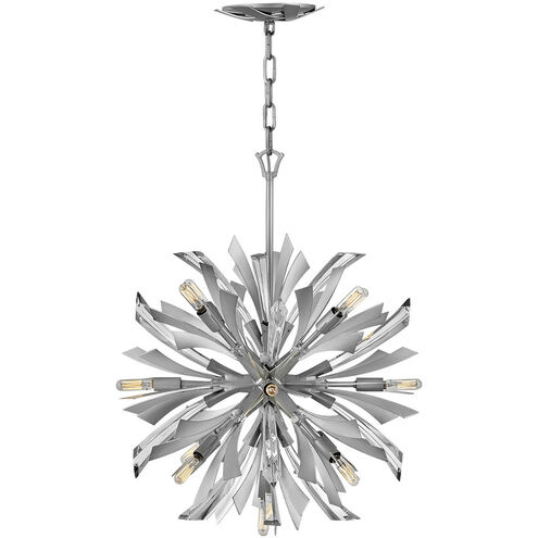 Vida LED 22 inch Glacial Chandelier Ceiling Light, Orb