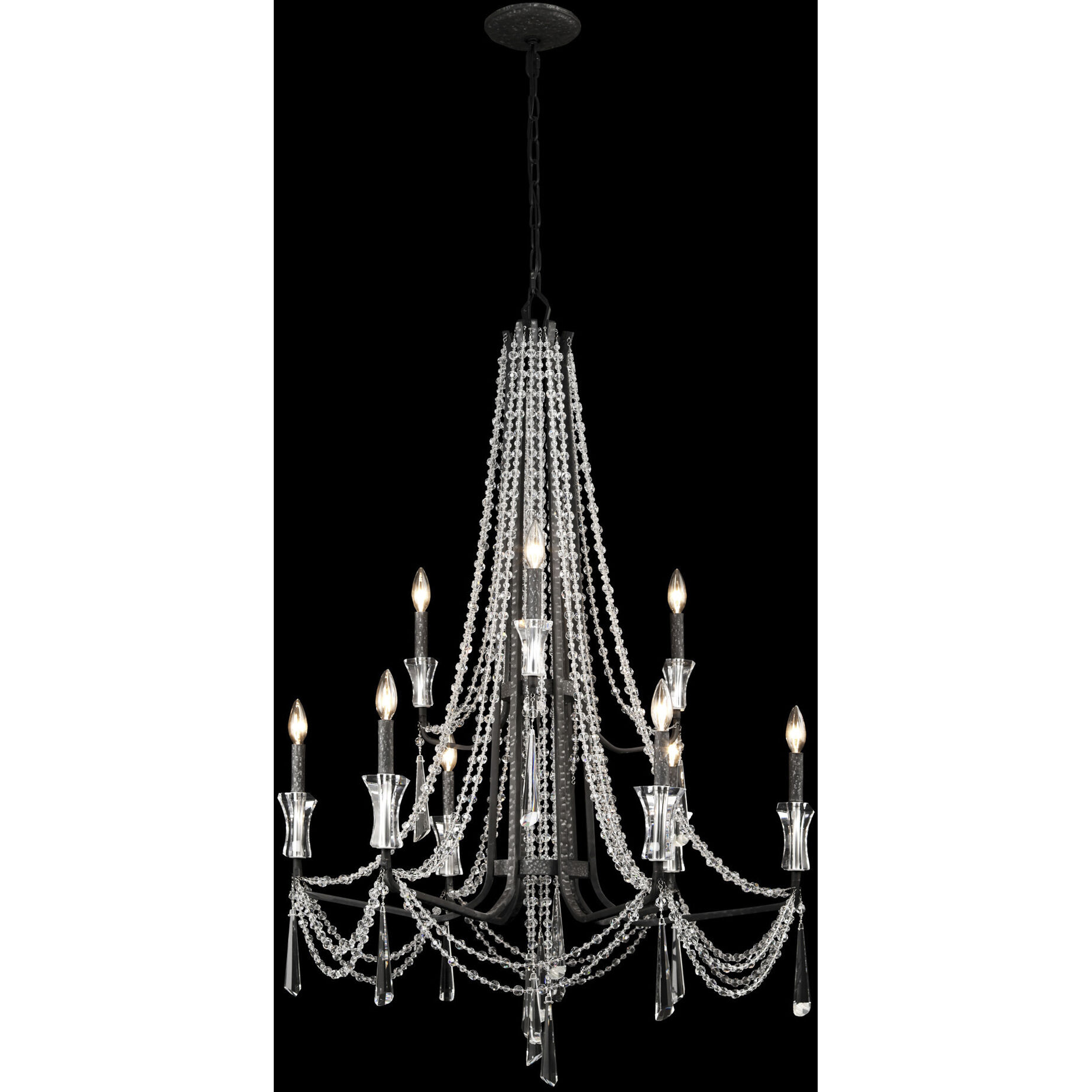 Barcelona 9 Light 34.5 inch Onyx Chandelier Ceiling Light