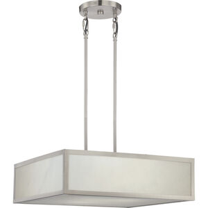 Crate LED 20 inch Brushed Nickel Pendant Ceiling Light