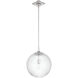 Orly 1 Light 14 inch Polished Nickel Pendant Ceiling Light