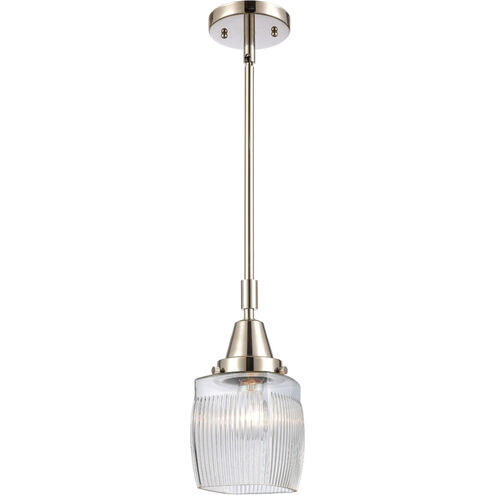 Franklin Restoration Colton 1 Light 6 inch Polished Nickel Mini Pendant Ceiling Light