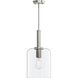 Reines 1 Light 9 inch Brushed Nickel Pendant Ceiling Light