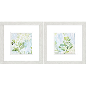 Waterside Blue and Green and Turquoise Framed Art