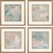 Chateau Beachside Gray and Green and Multi and Pink Framed Art