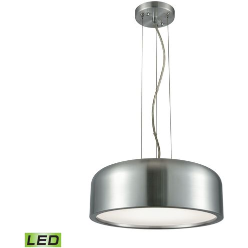 Kore LED 14 inch Aluminum with White Pendant Ceiling Light