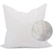 Davida Kay 20 inch Trellis Slate Pillow, with Down Insert