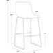 Cal 43.5 inch Antique Black Barstool, Set Of 2