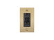 1G Duplex 125 Brass Outlet, GFCI