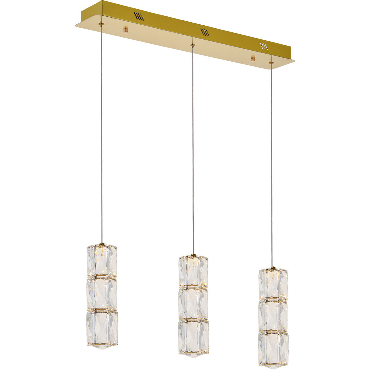 Polaris LED 28 inch Gold Pendant Ceiling Light