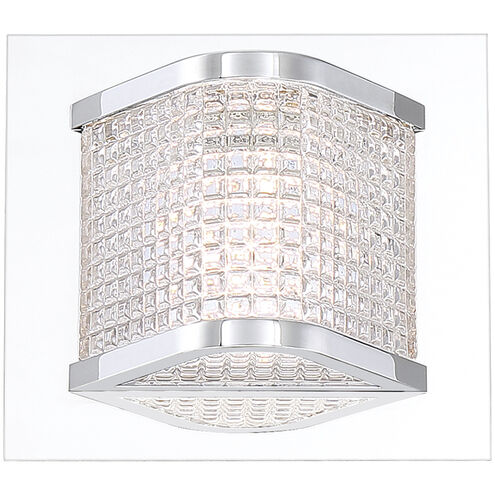 Belgroue LED 6 inch Chrome Wall Sconce Wall Light
