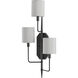 Knowsley 3 Light 14.25 inch Oil Rubbed Bronze Wall Sconce Wall Light, Left